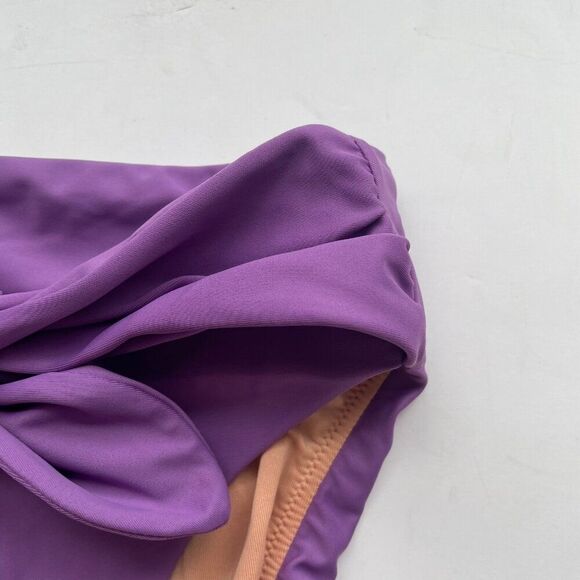 J.Crew Bikini Bottom Tie High Rise Women's XXS Knotted Front Viola Swimwear NWT - Picture 6 of 10